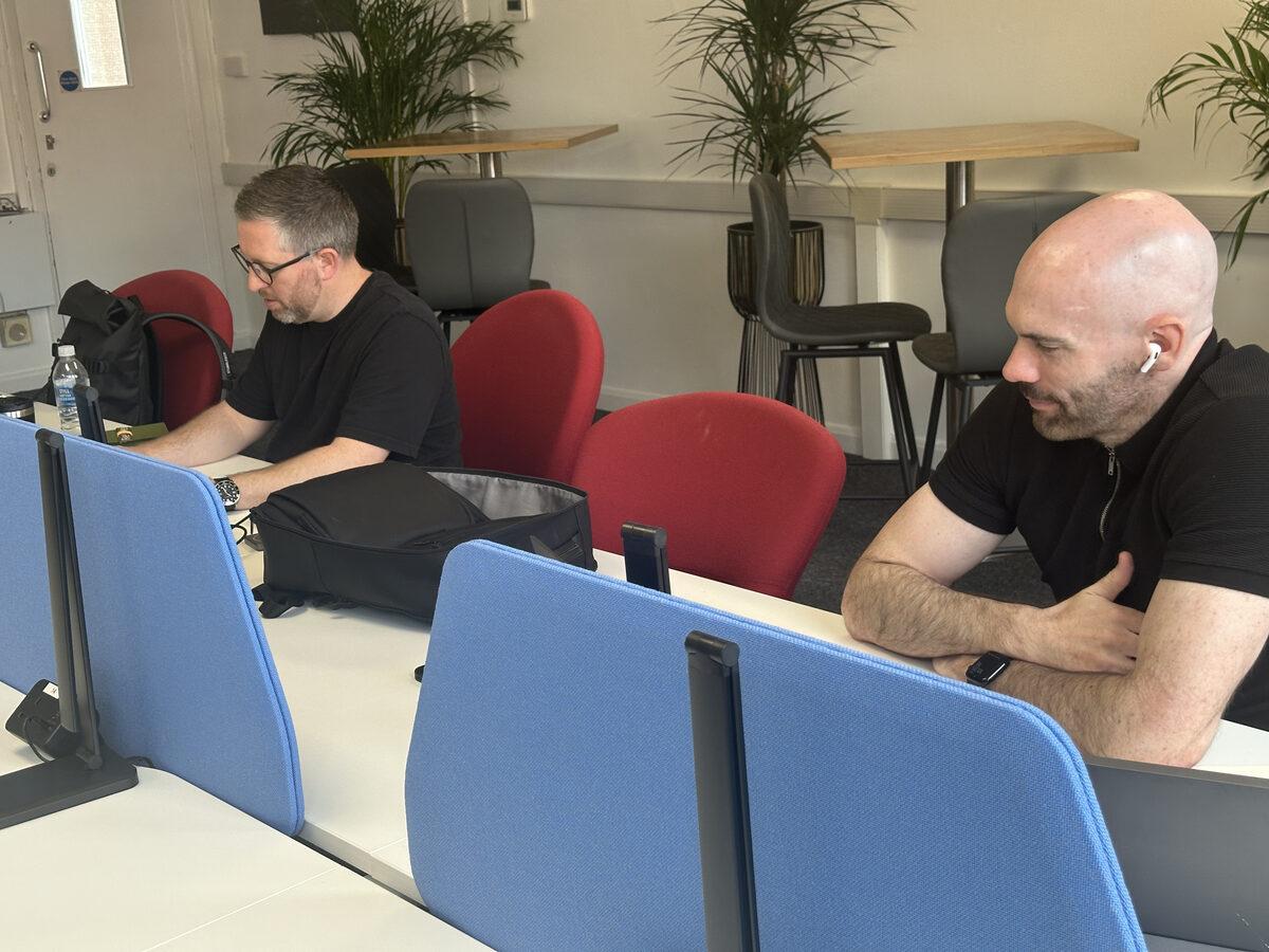 Members working at Worcester Coworking